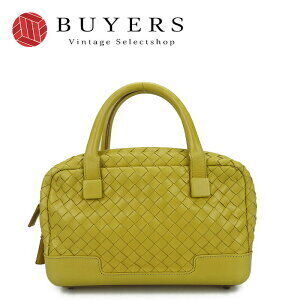 Bottega Veneta handbag intrecciato yellow mustard